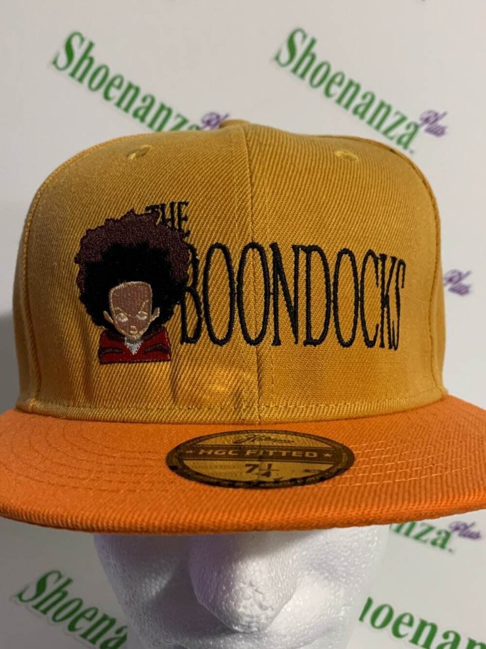Headgear Classics Hat HGC Fitted The Boondocks Huey Freeman Adult Swim Cap 7 1/4